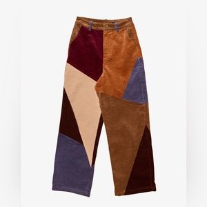 Kina & Tam Rough Patch Corduroy Pants
